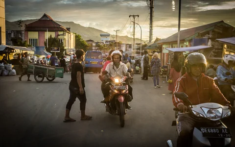 Jalan di Ambon (foto: Maurice Weststrate)